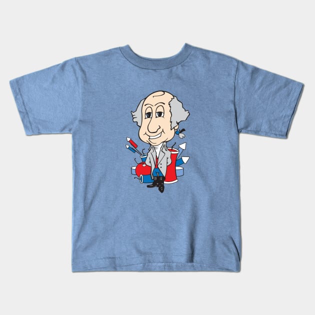 General George Kids T-Shirt by SkyBacon